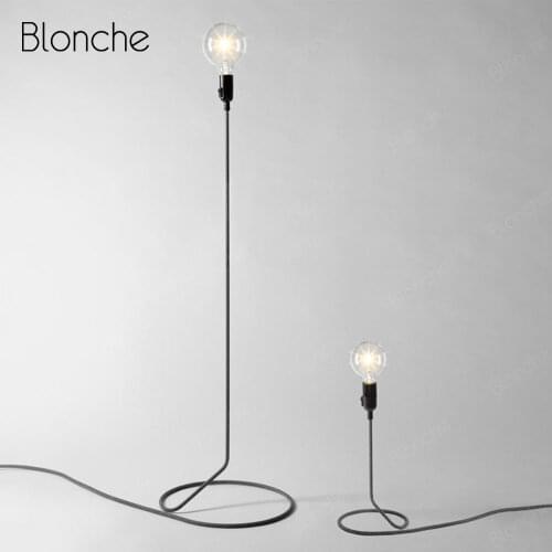 Modern Floor Lamp Industrial Black Standing Lamp Minimalist Design Lighting Fixture for Home Living Room Study Bedroom Lights