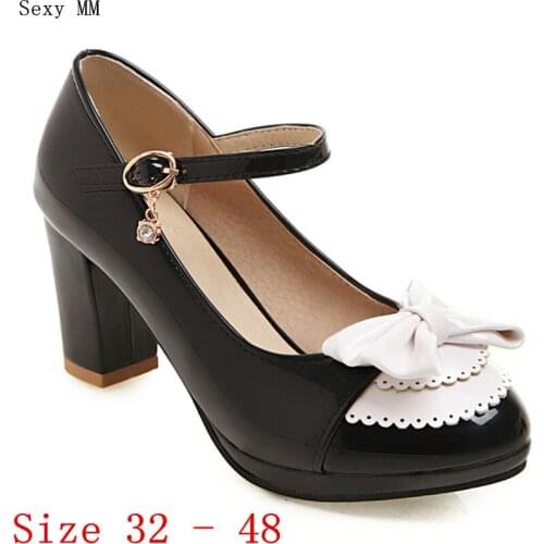 Women High Heel Shoes Platform Pumps Woman High Heels Party Wedding Shoes Small Plus Size 32 33 - 40 41 42 43 44 45 46 47 48