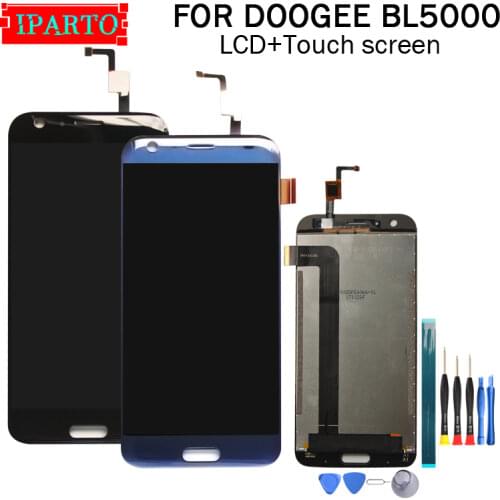 5.5 inch DOOGEE BL5000 LCD Display+Touch Screen Digitizer Assembly 100% Original New LCD+Touch Digitizer for DOOGEE BL5000+Tools