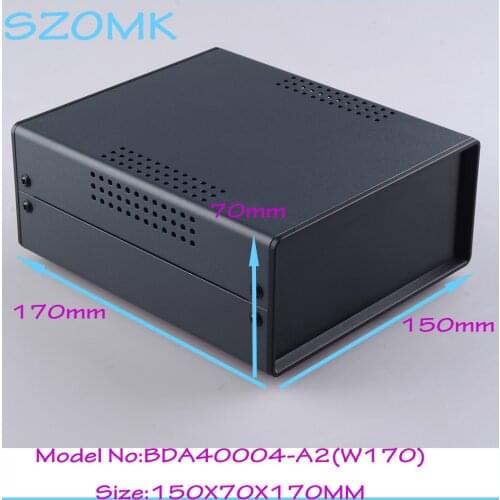 1pcs )150x70x170mm electronics enclosures iron industrial control enclosure for electronics outlet box iron case