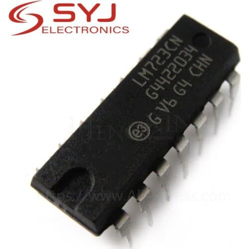 10pcs/lot LM723CN LM723 DIP-14 In Stock