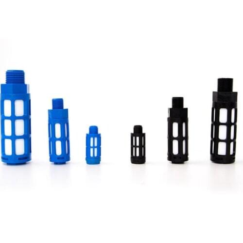 10pcs PSL-01/02/03/04/06/10 Plastic Muffler Pneumatic Solenoid Valve Silencer Speed Control Silencer Pneumatic Connector