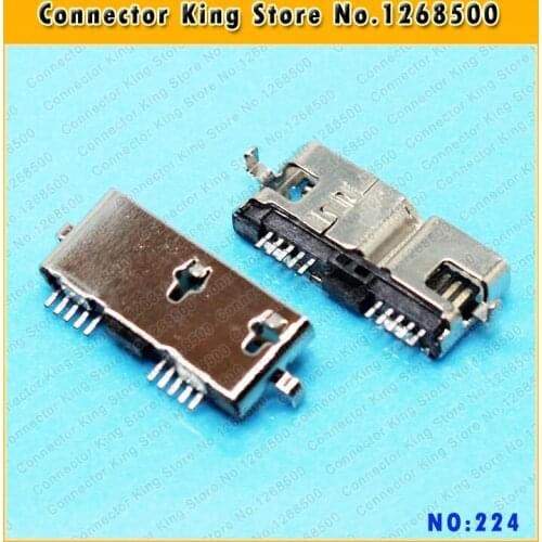 10X DC Power Jack Micro 3.0 USB Port Plug Socket for netbook/MP5 /mobile MICRO USB 3.0 for ONDA V989 USB Jack Charging,MC-224