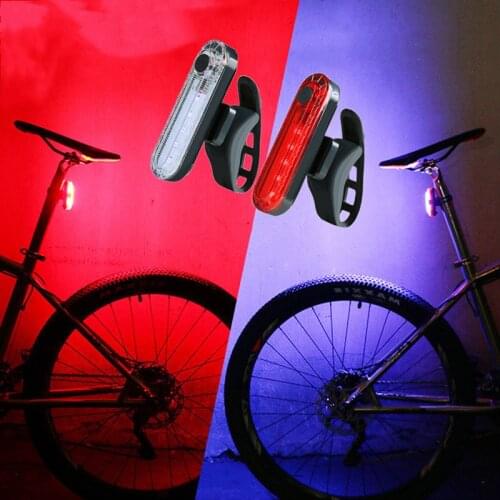 2021 Wheel Waterproof Riding Rear light UP Bike Taillight LED Usb Chargeable Mountain Bike Cycling Light Tail-lamp Bicycle Light