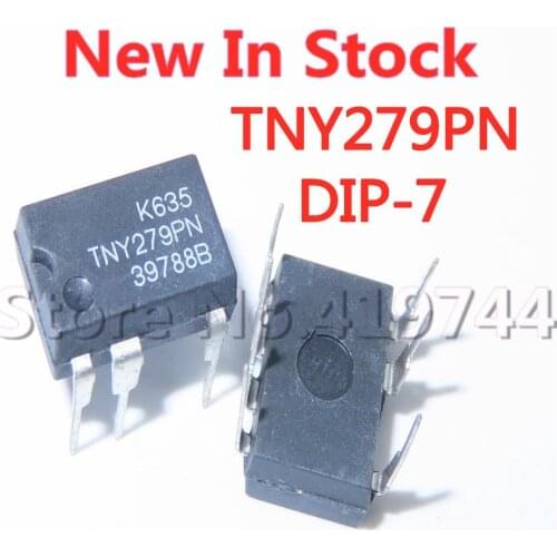 5PCS/LOT 100% Quality TNY279PN TNY279 TNY279P DIP-7 LCD power supply chip In Stock New Original