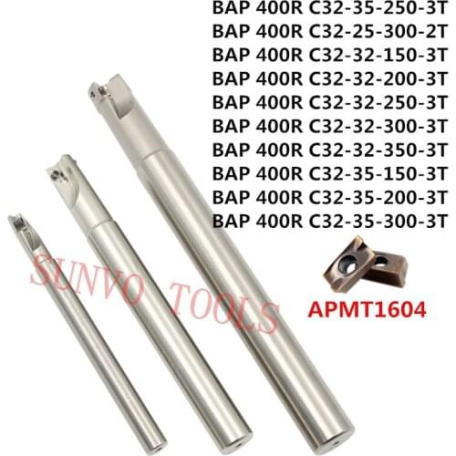 BAP 400R C25-25-150/C25-25-200/C25-30-150/C25-30-250/C25-26-150/C25-26-200/-2T Milling Cutter Tool Holder APMT1604 PDER insert