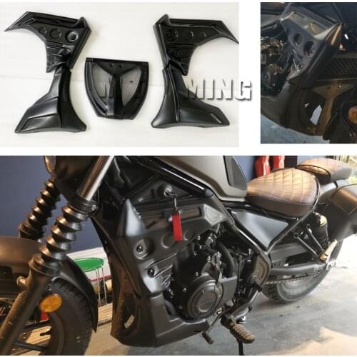 Motorcycle Side Under CMX250 CMX300 CMX500 Fairing Cover Belly Pan Protector Panel Engine Guard for Honda Rebel250/300 Rebel500