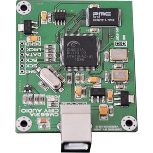 LZ6631A Digital Interface Module DAC Assembled Board USB to IIS standard format SPDIF Output 24Bit 192K 5.9*5cm USB power supply