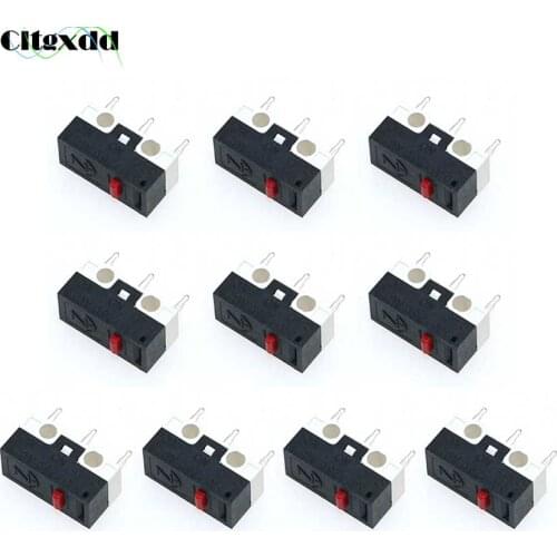 Cltgxdd 10PCS/Lot Mini Limit Switch NO NC 3 Pin 1A 125VAC The New Authentic Micro Switch Mouse Button Fretting