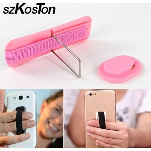 3 in 1 Finger Ring Mobile Smart Phone Holder Stand For iPad iPhone X 7 8 plus Car Phone Holder Desktop Mount Bracket with hook