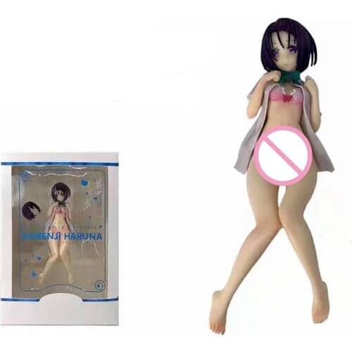 TO LOVE Haruna Sairenji Anime Action Figure Sleep Position Pink Underwear Sexy Pretty Girl PVC Collection Model Dolls Toys Gifts