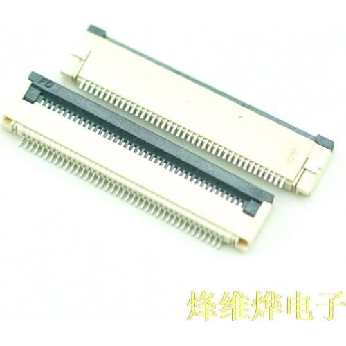FFC / FPC flat type connector ( 10 ) Cable Connectors 0.5MM 40P sockets under clamshell