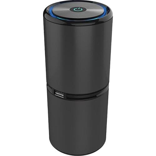 Filter Fresh Air Car Air Purifier Infrared Sensor Air Cleaner Best for Car Home Office- Black