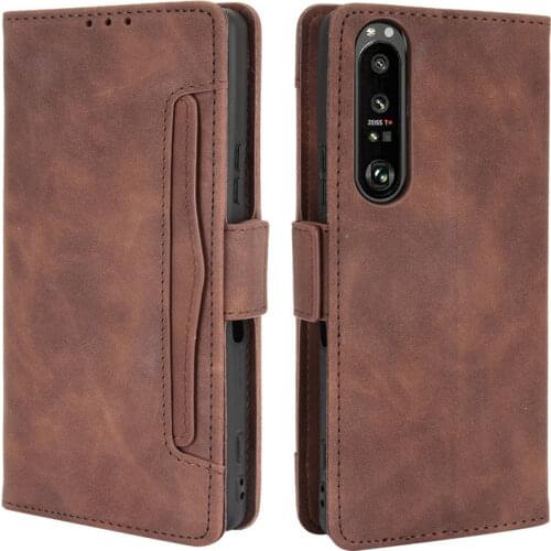 For Sony Xpeira 1 III Flip Case Removable Card Wallet Cover 360 Protect Funda Xperia 5 iii 10 1 ii 8 Lite Xperia5 1iii 10ii 5ii