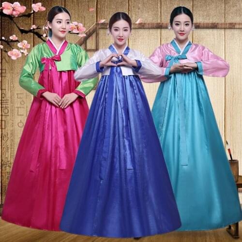 Hanbok Korean Fashion Clothing Autumn and Winter South Korea National Dance Costume Costume Costume Traditional Korean Dress
