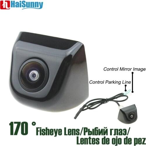 170 Degree Rear Front View HD CCD Camera Night Vision Starlight Waterproof Sony Metal Body CCTV Car Parking Camera Fisheye Lens