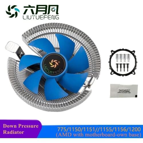 LIUTUEFENG Efficient Cooling CPU Cooler Fan Multi-platform Cpu Radiator Intel 775 1155 AMD Desktop Computer Fan Air Cooling
