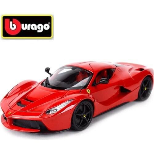 1:18 Bburago LaFerrari Red Sport Car High Simulation Vehicle Alloy Car Model New Color Box