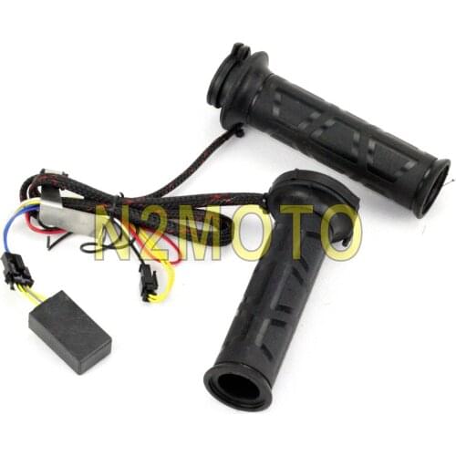 Motorcycle ATV Scooter 7/8" Handlebar Heated Grip Electric Hot Warm 22mm Bar Grip for Honda Yamaha Suzuki