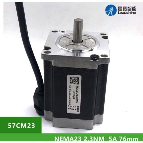 NEMA23 Leadshine 57CM23 2.3Nm 5A 2 phase Stepper Motor Shaft Diameter 8MM