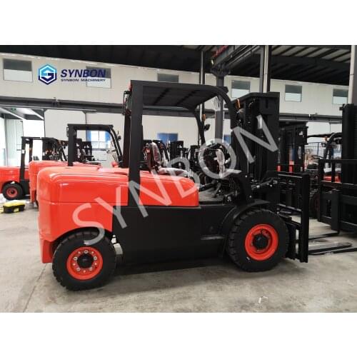 SYNBON new 5ton diesel hydraulic forklift truck forklift CE certification storage equipment Lifting transport machinery SYF50