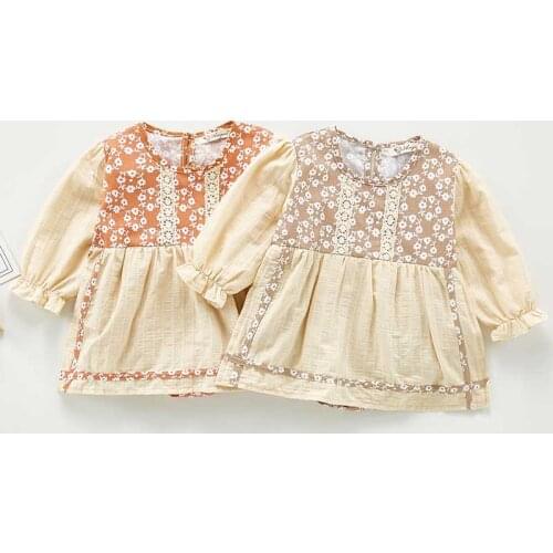 Autumn Newborn Baby Girl Bodysuit Floral Baby Girl Dress Fashion Girls Cotton Long Sleeve Jumpsuit Baby Girls Clothes