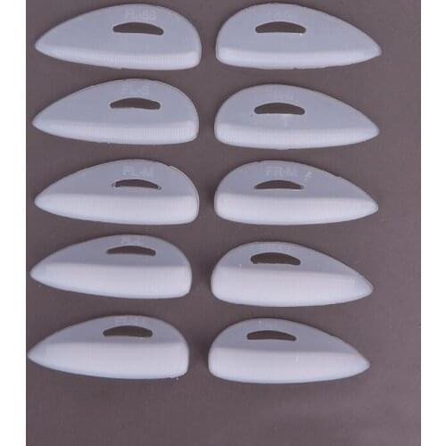 Transparent moon 5pairs Silicone Eyelash Perm Pad Eyelash Permanent Perm Curler Root Lifting Silicone Protection Pads