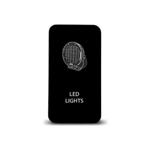 LED LIGHTS push Switch Button LED with Wires For Land Fortuner Tacoma