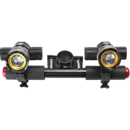 150LM XM-L T6 LED Headlight with Handlebar for Xiaomi M365 Electric Scooter Zoomable 1200mAh Battery USB Rechargeable Front Lamp