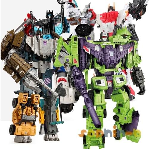 Transformed Defensor Devastator Bruticus Superion Aerialbots Combiner Wars 32cm Figures KO
