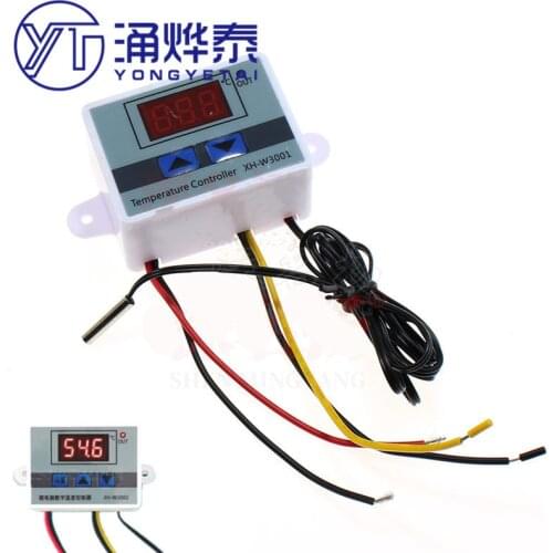 YYT XH-W3001 3002 3005 Microcomputer Digital Temperature Controller Intelligent Electronic Temperature Control Switch