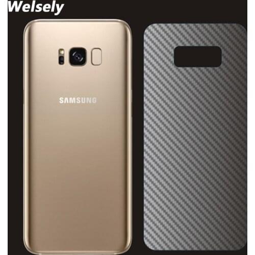 10pcs Rear cover Protector 3D Carbon Fiber Anti-scratch Protective Back Cover Film for Samsung S8 s8 plus non-slip Accessories