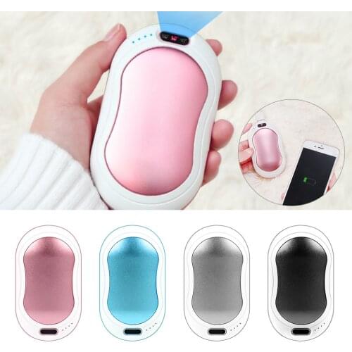 10000mAh Winter Body Power Bank Mini Hand Warmer Portable Heater Pocket USB Heating Bank