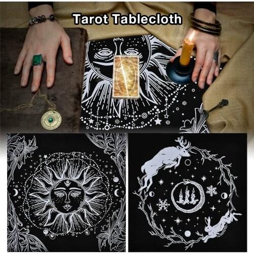 49*49CM Altar Tarot Tarot Tablecloth High-grade Thick Tarot Divination Cards Table Cloth for Magicians Daily Board Games