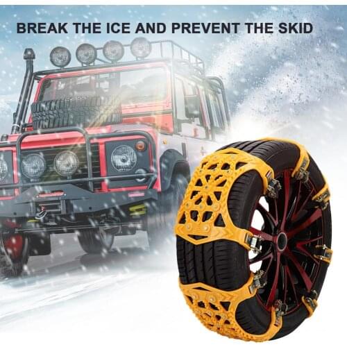 Car Winter Tire Wheels Snow Chains Upgrade Auto Tire Anti-skid Chains For Cars Trucks Wheel Tyre Winter Outdoor Emergency Chain