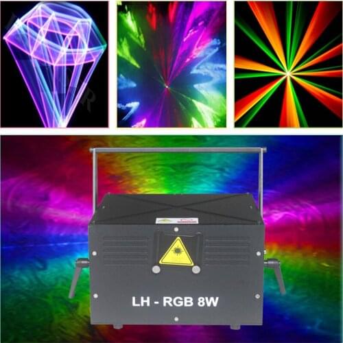 Free Shipping Sound-actived ILDA RGB Disco Stage Light Magic Pattern Change DJ Lighting Effect for Party Show