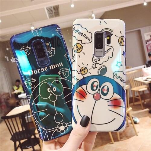 Blue Ray Doraemon Cartoon Case For Redmi 9 Prime 9A 9C 9T 8A 7A 6 Pro 6A 5A 5 Plus 4A 4X Note 8T 8 Pro 9 Pro Soft Silicone Cover