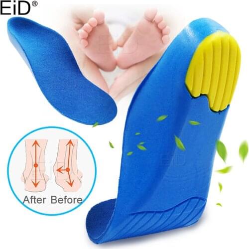 Kids Orthopedic Insoles for Children Shoes Flat Foot Arch Support Orthotic Pads Correction Health Feet Care Insoles Orthopedic