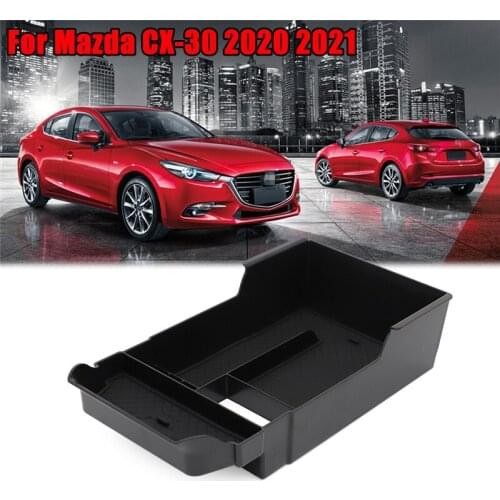 For Mazda CX-30 CX30 2020 2021 CX 30 Center Console Storage Box Arm Rest Armrest Glove Holder Plate Tray Car Container Organize