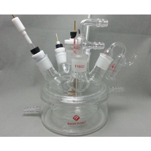 CC200 double layer six port constant temperature electrolytic cell