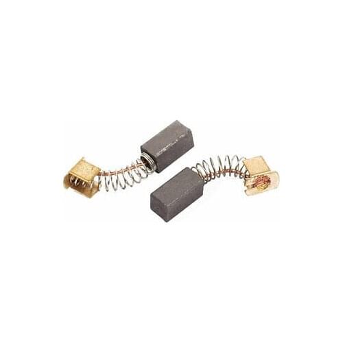 Electric Drill Motor Tool Carbon Brush 6 x 6.5 x 12mm Black w Spring
