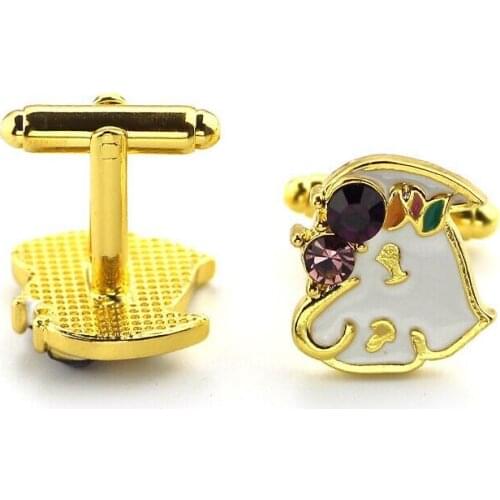 French Noble Mens Enamel Oil Cufflinks Mens Jewelry for Men Shirt Business Decoration Cuff Links Casual Party Accessories Gifts