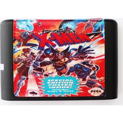 X-men 16 bit SEGA MD Game Card For Sega Mega Drive For Genesis