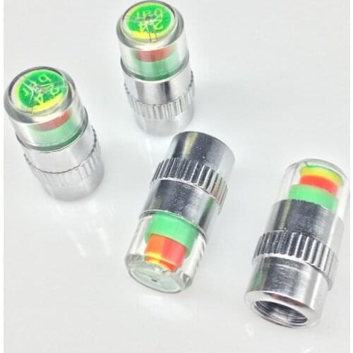 4pcs 2.4bar Car Tire Air Pressure Valve Stem Caps Sensor Indicator For Lifan X60 Cebrium Solano New Celliya Smily Geely X7 EC7