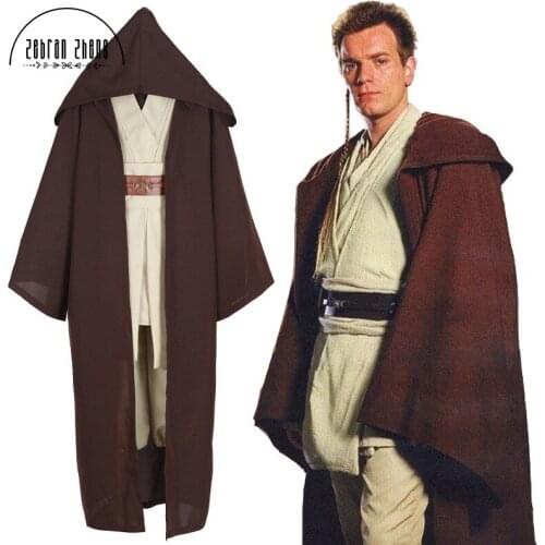 New Arrival Star Wars Jedi Knight Anakin Cosplay Costume Custom-Made Size Free shipping
