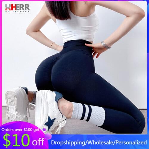 High Waist Seamless Quick Dry Scrunch Leggings Women Breathable Workout Training Fitness Long Pants Femme Sport Pants Autumn