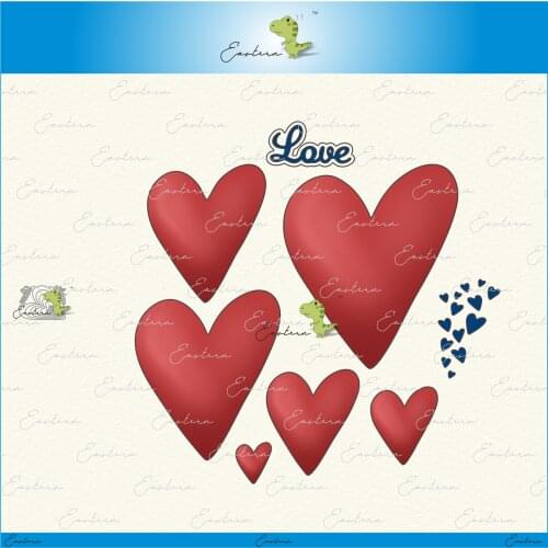 Love in Every Form metal cutting dies 2021 new diy molds Scrapbooking Paper Making die cuts crafts