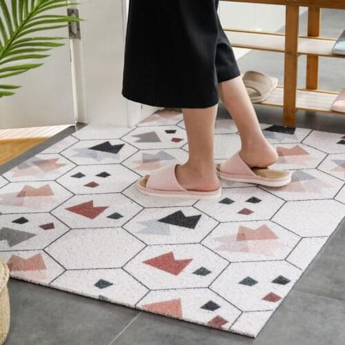 DIY Doormat Carpet Hallway Bedroom Bathroom Living Room Corridor Home Doormat Anti-slip Dustproof Can Be Customized Mats Carpet