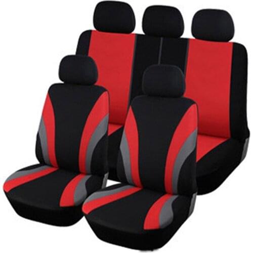 New High Quality Universal Car Seat Cover 9 Set Full Seat Covers for Crossovers Sedans Auto Interior Styling Decoration Protect