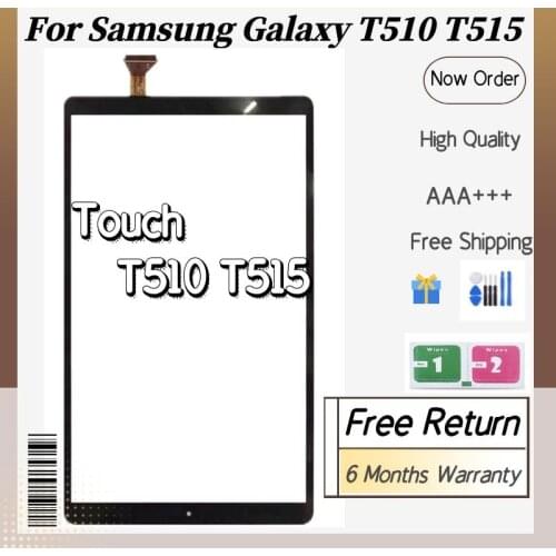 100% New Touch screen For Samsung Galaxy Tab A 10.1 2019 SM-T510 SM-T515 Touch Screen Panel Digitizer Sensor LCD Front Glass